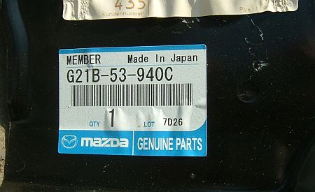 Mazda6 Sportkombi 2002-2008 hátsó homlokfal elem.